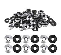 Lot de 200 rondelles d'étanchéité EPDM en acier inoxydable 304 M6,3 x 16 mm avec joint, rondelles d'étanchéité avec revêtement en néoprène, rondelles pour vis, vis étanches