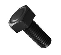Lot de 200 vis à tête hexagonale DIN 933 en acier non allié 8 x 12 mm