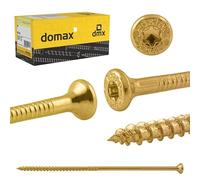 Lot de 200 vis de construction 5 x 40 mm T25 à tête fraisée pour construction en bois