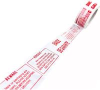 Lot de 216 rouleaux de ruban adhésif imprimé "b a n d e d e g a r a n t i e"