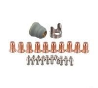 Lot de 22 accessoires de coupe plasma pour brûleur IPT-60 PT-60 IPT-40 PT40 avec support de buses d'électrodes, capuchon de protection, consommable durable pour le travail des métaux et les travaux