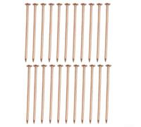 Lot de 22 clous de retrait de souches en cuivre pur, 8,9 cm, pour tiges et racines d'arbre, perceuse et marteau