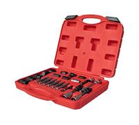 Lot de 22 embouts et douilles d'alternateur avec entraînement 1/2", denture intérieure et embouts profilés en T, boîte à cliquet pour atelier, voiture, voiture, moto, bricolage et réparation