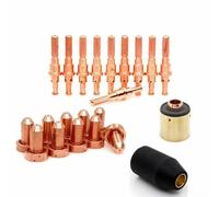 Lot de 22 pièces pour torche plasma pour dynamiques thermiques pour lampe torche SL60 avec électrode WS 9-8215 9-8207 buse 9-8218 Shield Cup 9-8213 Starter Box