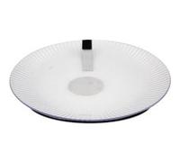 Lot de 24 assiette plate ronde, plat de service - Diamètre 25 x Hauteur 2 cm -JUANIO - G