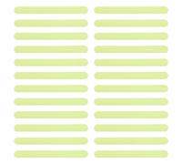 Lot de 24 bandes adhésives antidérapantes phosphorescentes pour marches d'escalier, lits superposés, baignoires, cuisines, piscines - 2 x 20 cm