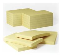 Lot De 24 Blocs De Notes Adhésives Jaunes Classiques 76x127 Mm,80 Feuilles/Bloc