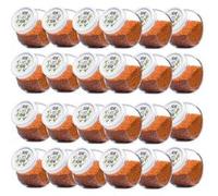 Lot de 24 bocals à bonbons, bocal en verre avec couvercle pot de conservation - Hauteur 16 x Diamètre 10.5 cm -JUANIO- Transparent G