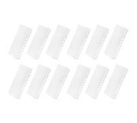 Lot de 24 cache-trous modulaires pour boîte à fusibles, compatibles avec Legrand Hager pour panneaux électriques Schneider, fente en plastique blanc pour rail DIN, 24 pièces