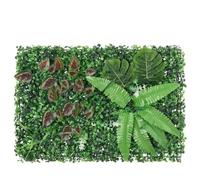 Lot de 24 clôtures artificielles pour plantes - Vert - 40 x 60 cm - Haie artificielle en polyéthylène pour jardin, décoration facile d'entretien pour couvrir les murs et créer de l'intimité