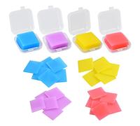 Lot de 24 de Colle en Argile Colorée Set avec Boîte de Rangement pour 5D-Peinture au Diamant Accessoires de Broderie (0.98in x 0.98in)