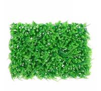 Lot de 24 feuilles de fougère artificielle - Vert - 40 x 60 cm - Haie artificielle en polyéthylène pour clôture de jardin - Aspect naturel et facile d'entretien - Décoration murale