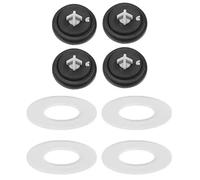 Lot de 24 joints de rechange pour vanne d'entrée de toilettes - Joint d'arrêt d'eau - Membrane en caoutchouc pour vannes de remplissage Siamp, vanne sphérique, accessoires de salle de bain