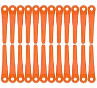 Lot de 24 lames de rechange pour Stihl Polycut 6-2, 6-3, 7-3, 28-2, 48-2 Coupe Bordure, couteaux en plastique 40020071000
