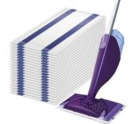 Lot de 24 lingettes de Rechange jetables pour Balai Swiffer Wetjet Spay - Absorbantes, durables, faciles à Fixer, Solution de Nettoyage Multifonction