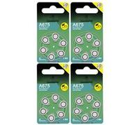 Lot de 24 Piles bouton Zinc Air pour appareils auditifs type A675/675 compatibles PR44 1,45V - Visiodirect - G