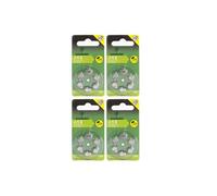 Lot de 24 Piles bouton Zinc Air Type 13 pour appareils auditifs type A13/13 compatibles PR48 1,45V - Visiodirect -