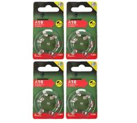 Lot de 24 Piles bouton Zinc Air Type A10/10 1,45V pour appareils auditifs compatibles PR70 - Visiodirect -