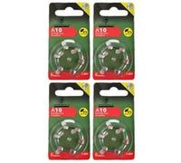 Visiodirect Piles auditives zinc air A10 - Lot de 24
