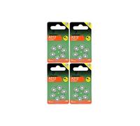 Lot de 24 Piles bouton Zinc Air Type A312/312 pour appareils auditifs compatibles PR41 1,45V - Visiodirect -