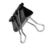 Lot de 24 Pinces à documents 41mm Boîte de Pinces à papier multi-fonctions Binder Clips Papier Métal Pince à Dessin pour Notes Facture/Billet/Fichier/Photos/Scolaire Fournitures de bureau