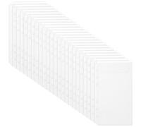 Lot de 24 pochettes d’insertion transparentes en PVC A6 - 6 trous, sans fermeture éclair, compatibles avec classeurs A6 à 6 anneaux. Idéal pour l’organisation et la gestion de budget.