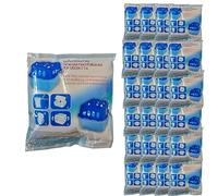 Lot de 24 sachets de recharge pour déshumidificateur - 400 g | BURI Déshumidificateur réutilisable et rechargeable contre l'humidité, la moisissure dans la cave, la caravane et la maison