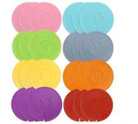 Lot De 24 Séparateurs De Placard Colorés ¿ Personnalisables, Durables, 8 Couleurs Pour Organiser Vos Vêtements Par Taille, Catégorie, Etc.