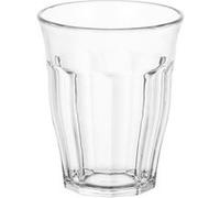 Lot de 24 verres avec un bord rond en haut JIN 42cl, pour jus, thé ou de l′eau à verre transparent - Dimension: 9,5 x 11,5 cm Transparent G
