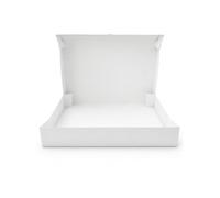 Lot de 25 boîtes traiteur blanche 42x29x6 cm