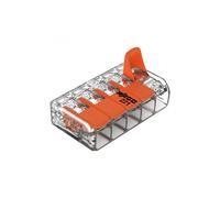 Lot de 25 bornes WAGO 221 Mini 5x4mm² à leviers souple & rigide