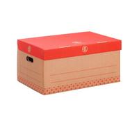 Lot de 25 - Caisse archives Carton Bruneau - H 27 x L 55 x P 36 cm - Haute résistance - Standard - Bruneau