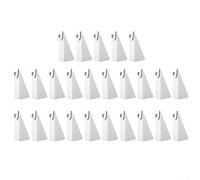 Lot de 25 cales de gouttière en aluminium pour gouttières de style K de 12,7 cm - Cales de nivellement pour planches de fascia pour empêcher les cliquetis et améliorer le drainage, blanc (A)