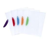 Chemise de présentation polypropylène semi-rigide Clip Design - A4 - Couleurs assorties