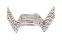 Lot de 25 clips de verre de serre en acier inoxydable 304 de qualité supérieure pour cadres métalliques - Supports de panneau sécurisés résistants aux intempéries 70 mm de largeur supérieure au choix