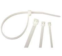 - Lot de 25 colliers de câblage - 280x3,5mm - Blanc - Zenitech