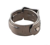 Lot de 25 colliers de serrage simples en acier inoxydable 304 | Anneaux de serrage pour tuyau de diamètre 5,3 à 16,6 mm, résistant à la rouille, pour travaux de plomberie et projets de