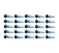 Lot de 25 connecteurs à déconnexion rapide pour station d'accueil et fil périmétrique, 0,75 à 2,5 mm de diamètre, bleu