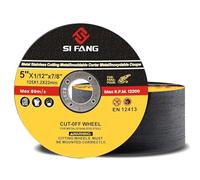 Lot de 25 disques à tronçonner - 125 mm - Pour meuleuse d'angle - 125 x 1,2 x 22 mm - Disques flexibles - Pour meuleuse d'angle