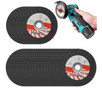 Lot de 25 disques à tronçonner de 75 mm pour mini meuleuse d'angle, disques de meuleuse d'angle pour métal, disques à tronçonner 75 x 10 mm pour mini trancheuse sans fil, disques abrasifs pour séparer