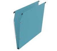 Lot de 25 - Dossier suspendu pour armoires kraft Standard Bruneau fond 15 mm bleu - Dossiers suspendus armoires en kraft - Bruneau