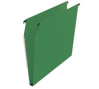 Lot de 25 - Dossier suspendu pour armoires kraft Standard Bruneau fond 15 mm vert - Dossiers suspendus armoires en kraft - Bruneau