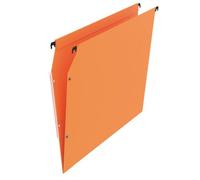 Lot de 25 - Dossier suspendu pour armoires kraft Standard Bruneau fond normal orange - Dossiers suspendus armoires en kraft - Bruneau