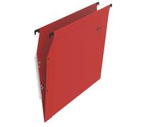 Lot de 25 - Dossier suspendu pour armoires kraft Standard Bruneau fond normal rouge - Dossiers suspendus armoires en kraft - Bruneau