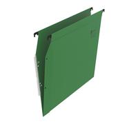 Lot de 25 - Dossier suspendu pour armoires kraft Standard Bruneau fond normal vert - Dossiers suspendus armoires en kraft - Bruneau