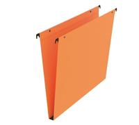 Lot de 25 - Dossier suspendu pour tiroirs kraft Standard Bruneau fond 15 mm orange - Dossiers suspendus tiroirs en kraft - Bruneau