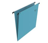 Lot de 25 - Dossier suspendu pour tiroirs kraft Standard Bruneau fond normal bleu - Dossiers suspendus tiroirs en kraft - Bruneau