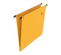 Lot de 25 - Dossier suspendu pour tiroirs kraft Standard Bruneau fond normal jaune - Dossiers suspendus tiroirs en kraft - Bruneau
