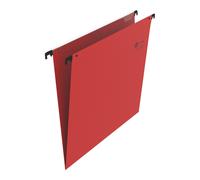 Lot de 25 - Dossier suspendu pour tiroirs kraft Standard Bruneau fond normal rouge - Dossiers suspendus tiroirs en kraft - Bruneau