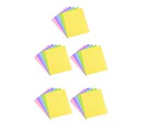 Lot de 25 dossiers extensibles A4 avec perforation à 3 trous, pochette en plastique pour le rangement de bureau, porte-documents accordéon multicolore avec double poches